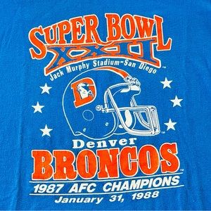 Vintage 1988 Broncos Super Bowl XXII Tshirt